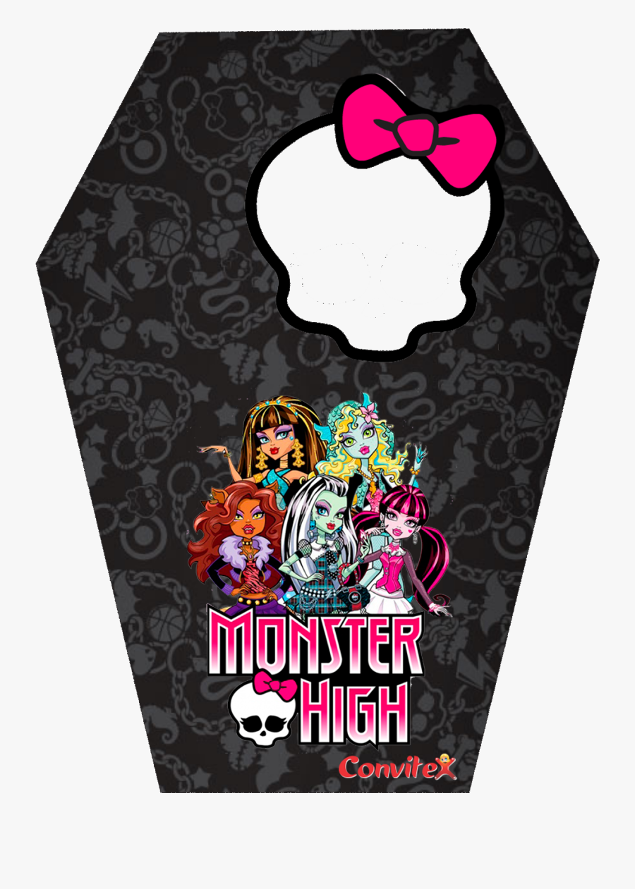 Monster High Caixao - Monster High 12th Birthday Invitations, Transparent Clipart