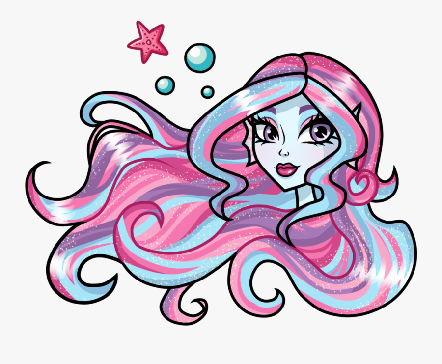 Art Id - - Monster High Sirenety Hazy, Transparent Clipart