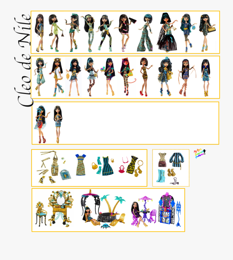 Get The Best Deal For Monster High Dolls From The Largest - Monster High Cleo De Nile, Transparent Clipart