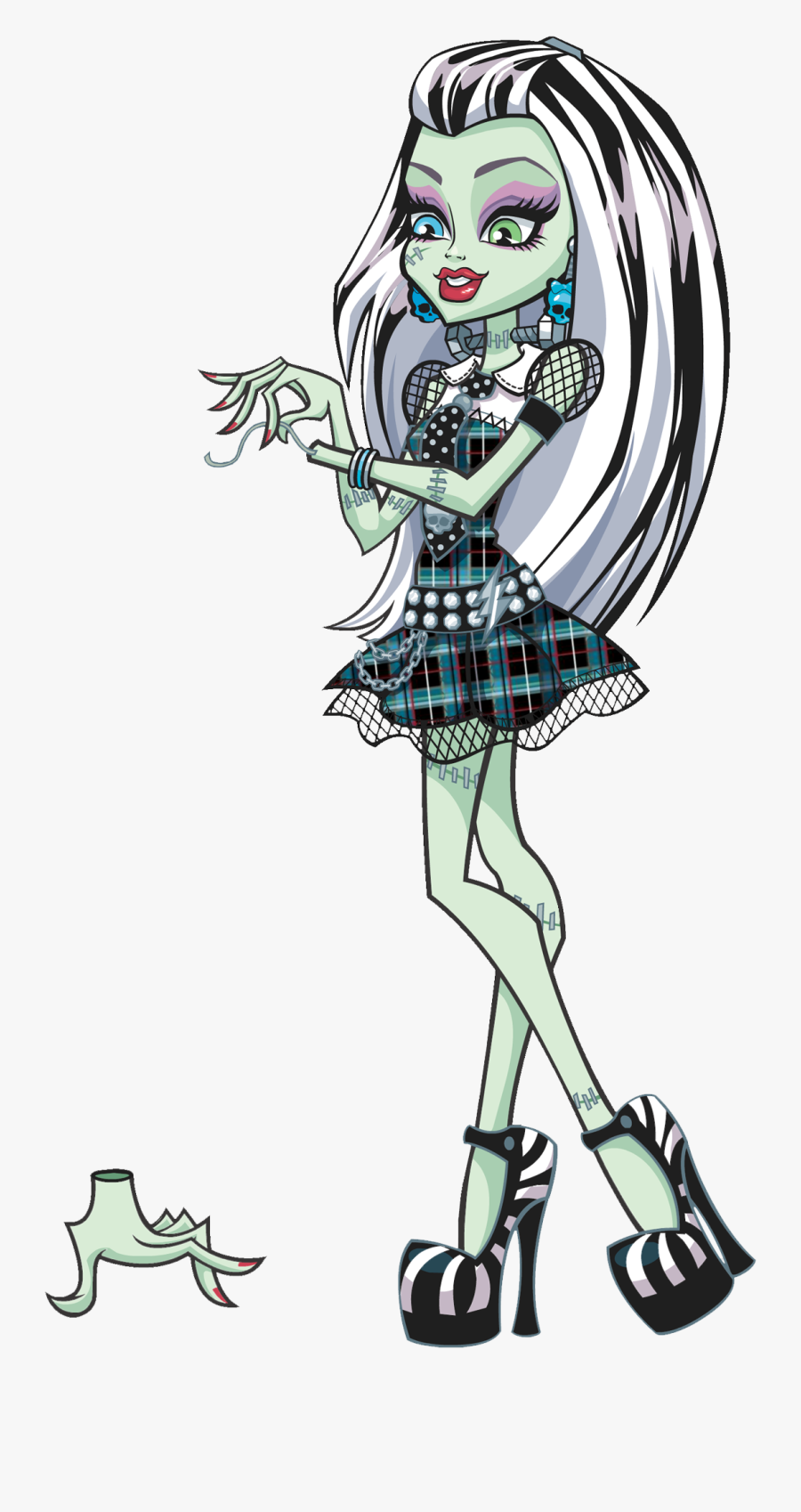 Monster High Frankie Stein Png, Transparent Clipart