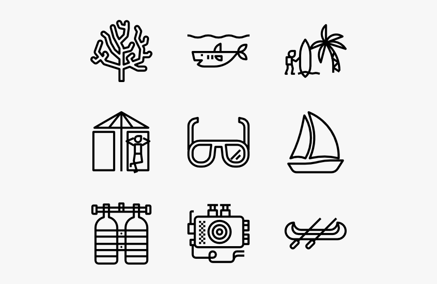 Diving - Hobbies Icons Png, Transparent Clipart