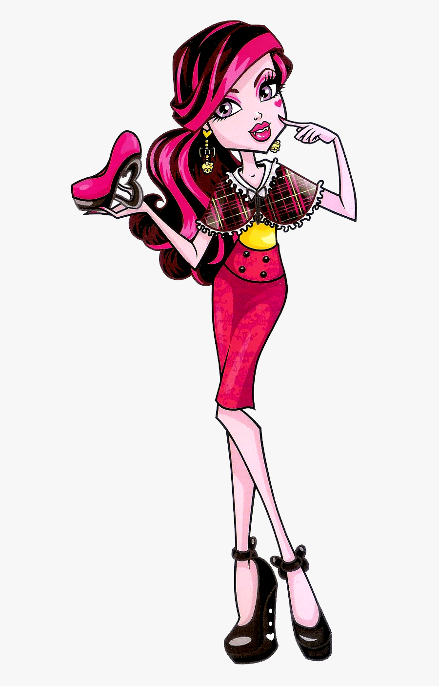 Monster High Draculaura Is - Monster High I Love Shoes, Transparent Clipart
