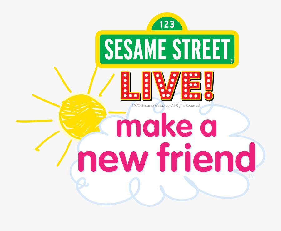 Sesame Street Sign, Transparent Clipart