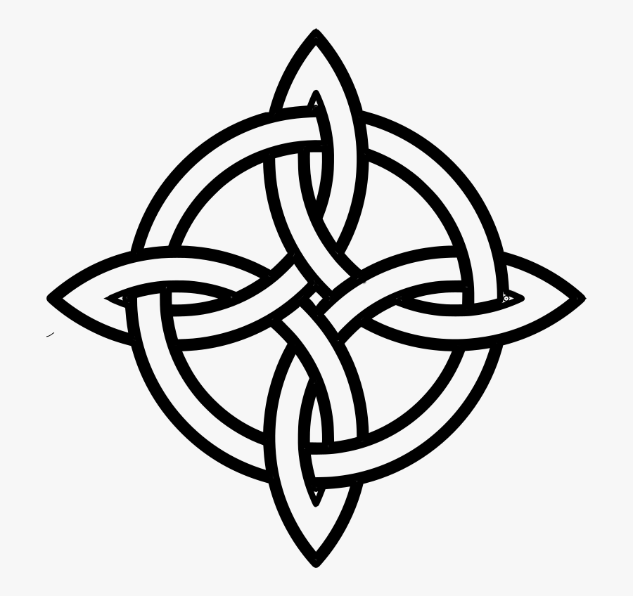 Celtic Knot - Quaternary Celtic Knot Meaning, Transparent Clipart