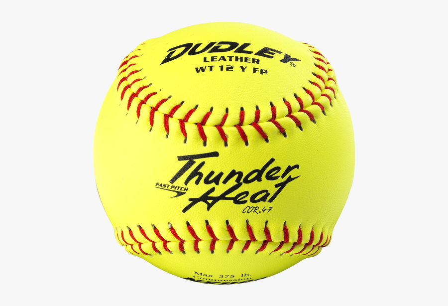 Transparent Softball Real - Dudley Thunder Heat Softballs, Transparent Clipart