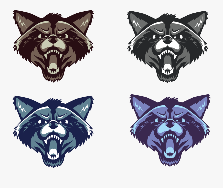 Raccoon Royalty-free Clip Art - Angry Raccoon Graphic, Transparent Clipart