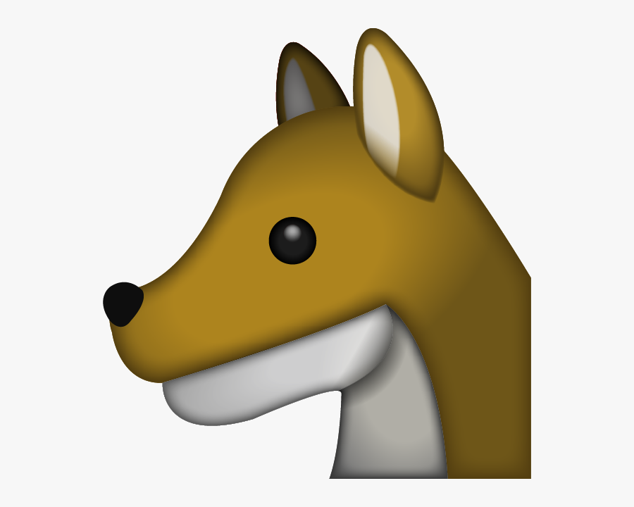 Wolf Face Emoji Png, Transparent Clipart