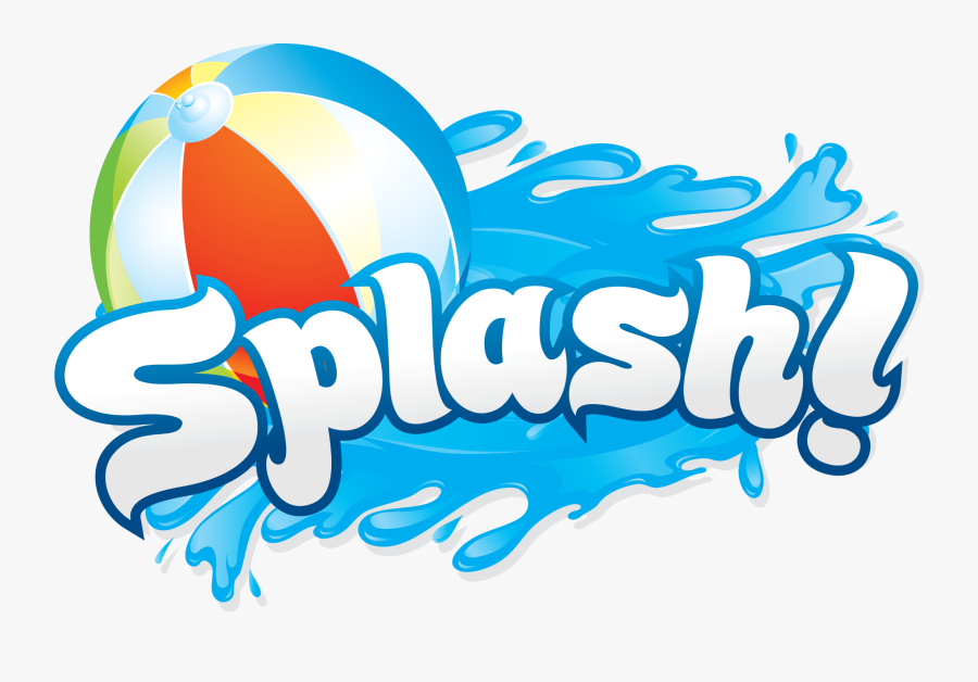 Clipart Of Water Splash - Pool Party Clipart, Transparent Clipart