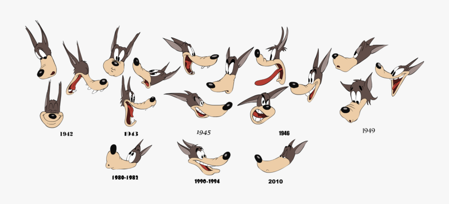 Tex Avery Wolf Head, Transparent Clipart