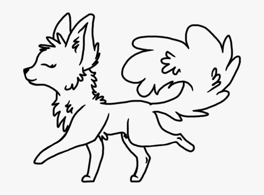 Cute Wolf Fan Art, Transparent Clipart