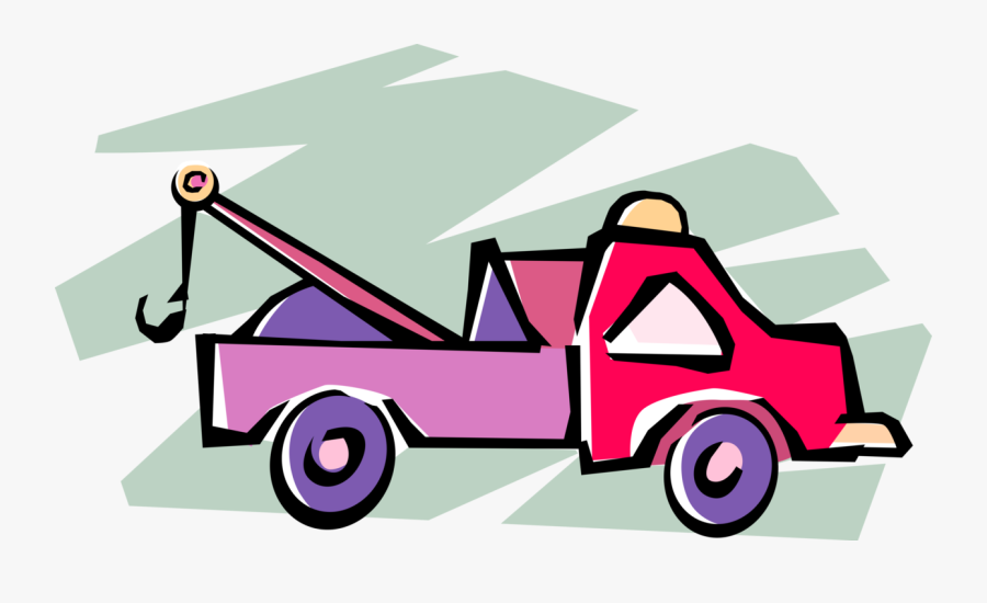Vector Trucks Tow Truck - Tow Truck Clip Art, Transparent Clipart