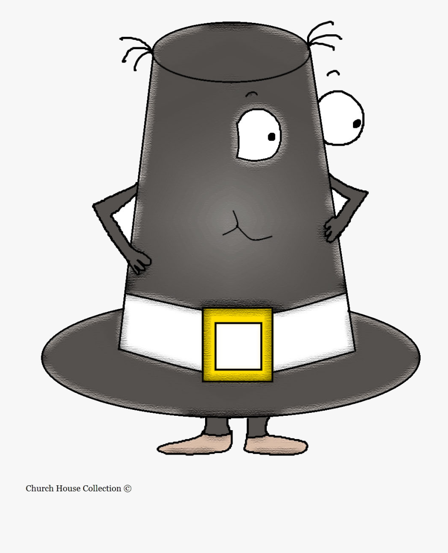 Pilgrim Hat And Indian Clip Art Transparent Png - Cartoon, Transparent Clipart