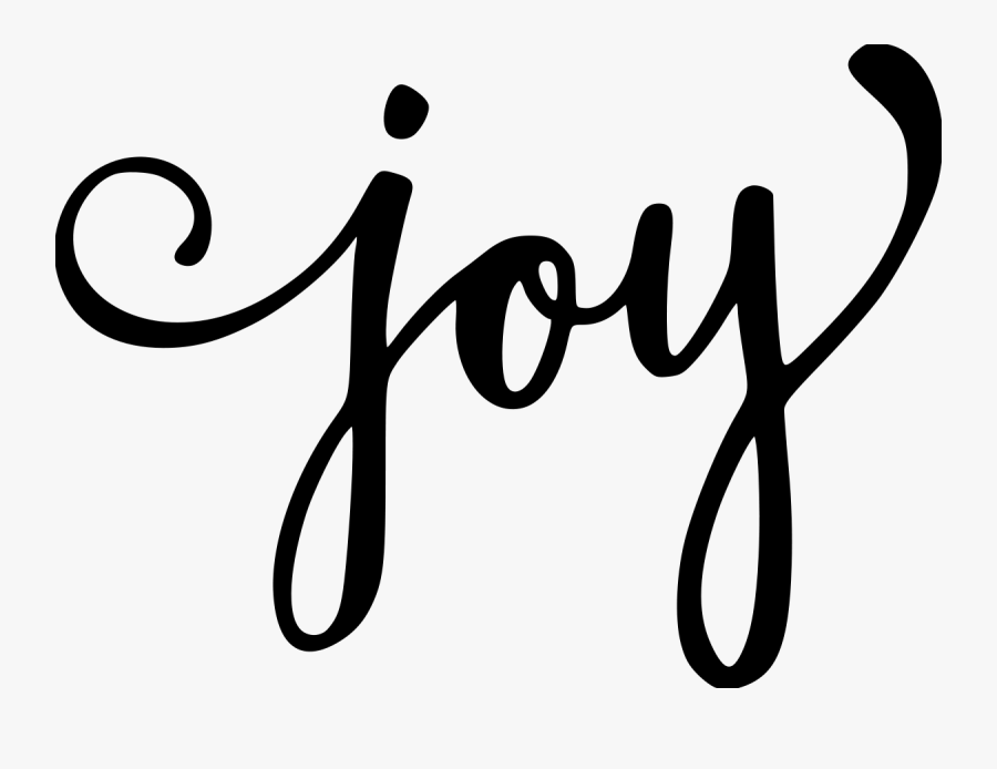 Joy-script File Size - Joy In Script Font, Transparent Clipart