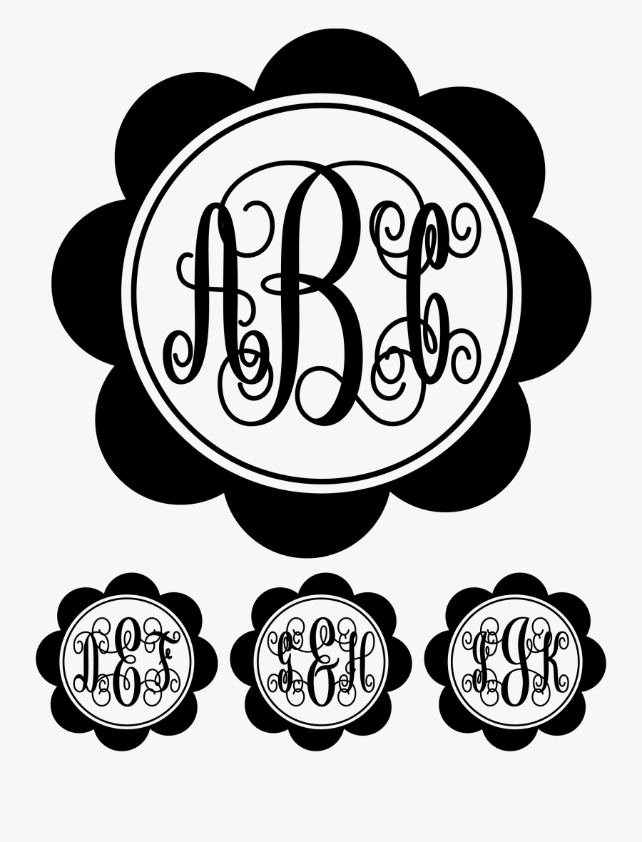 Elaborate Monogram, Transparent Clipart