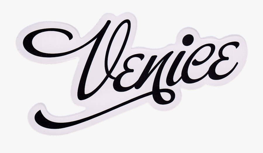 Venice Script Sticker - Venice Stickers Png, Transparent Clipart