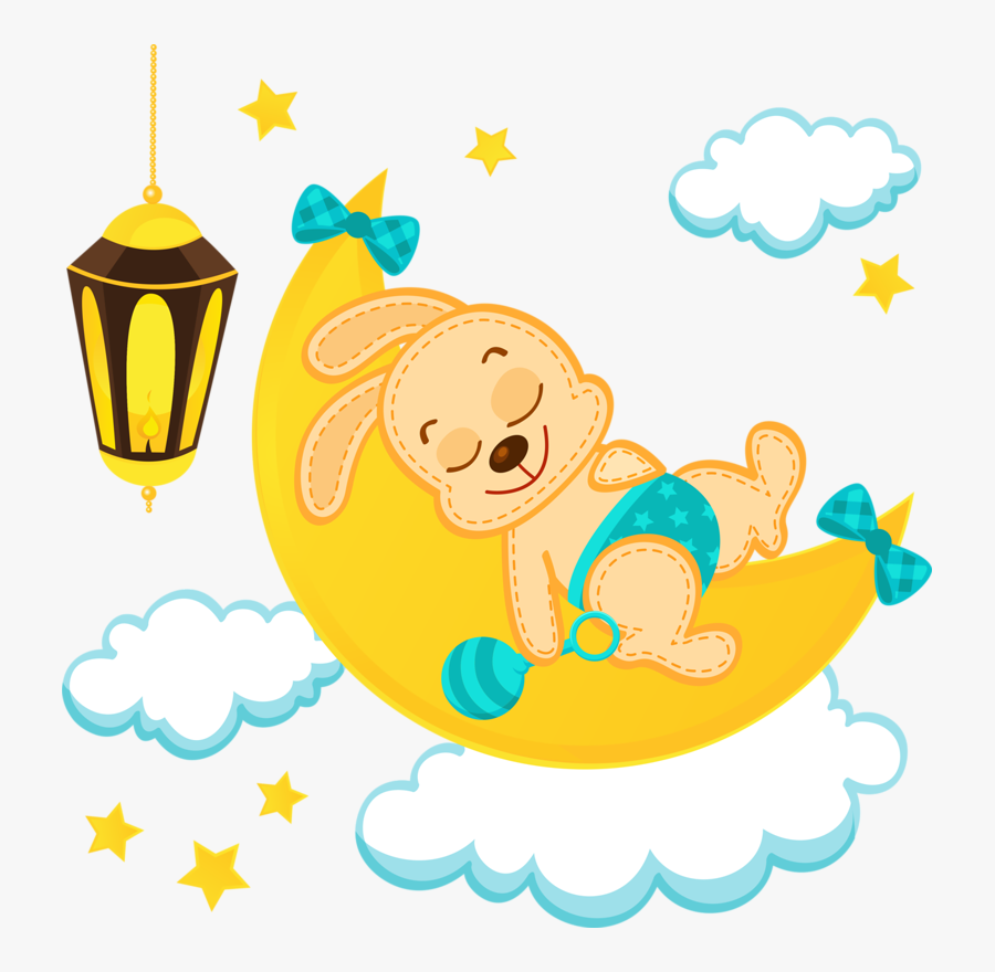 Dreams Clipart Moon Star - Coelho Da Pascoa Dormindo Png, Transparent Clipart