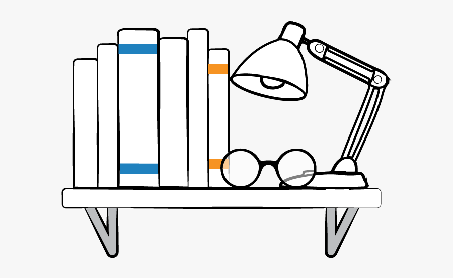 A Bookshelf Of Resources On How To Set Up Your Company, Transparent Clipart