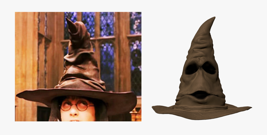 Harry Potter In The Sorting Hat - Harry Potter With Hat, Transparent Clipart