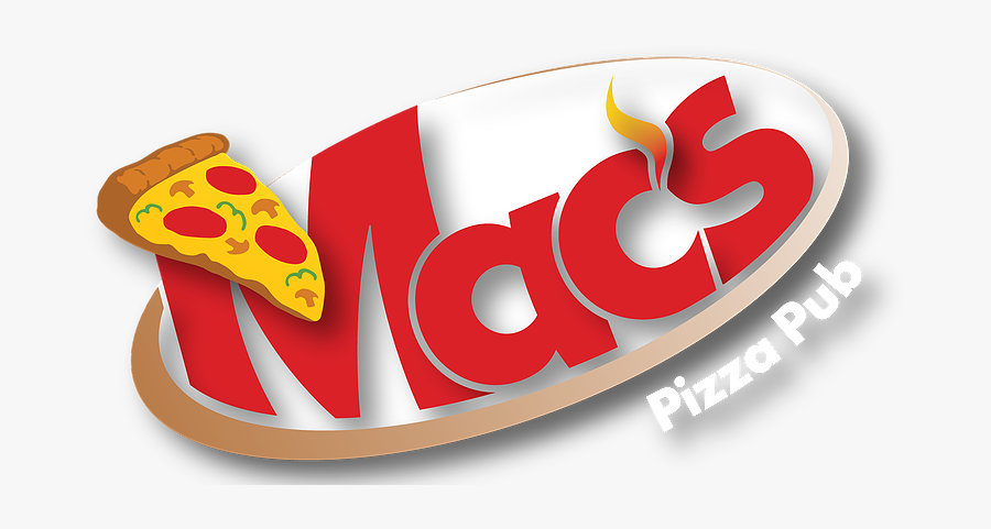 Maclogo Rgb-whitetxt Disk3 - Macs Pizza Pub Logo, Transparent Clipart
