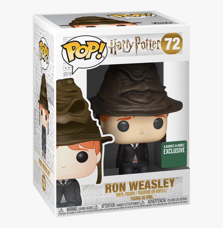 Funko Pop Ron Weasley 72, Transparent Clipart