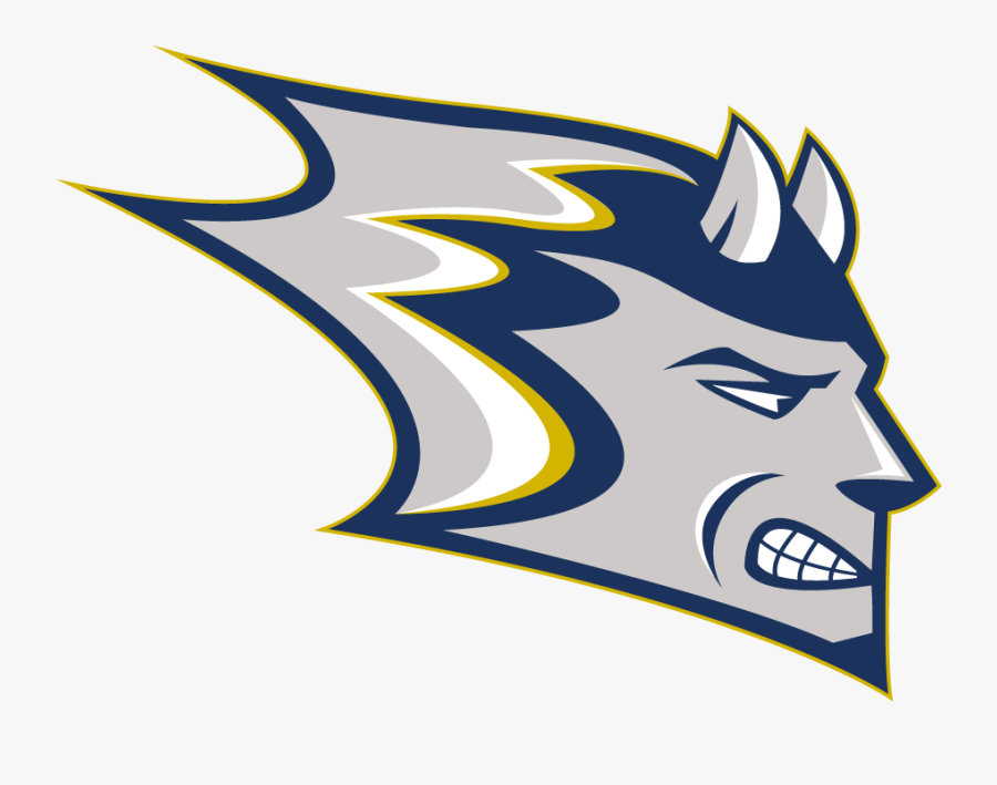 Devil Head - Moody High School Logo, Transparent Clipart