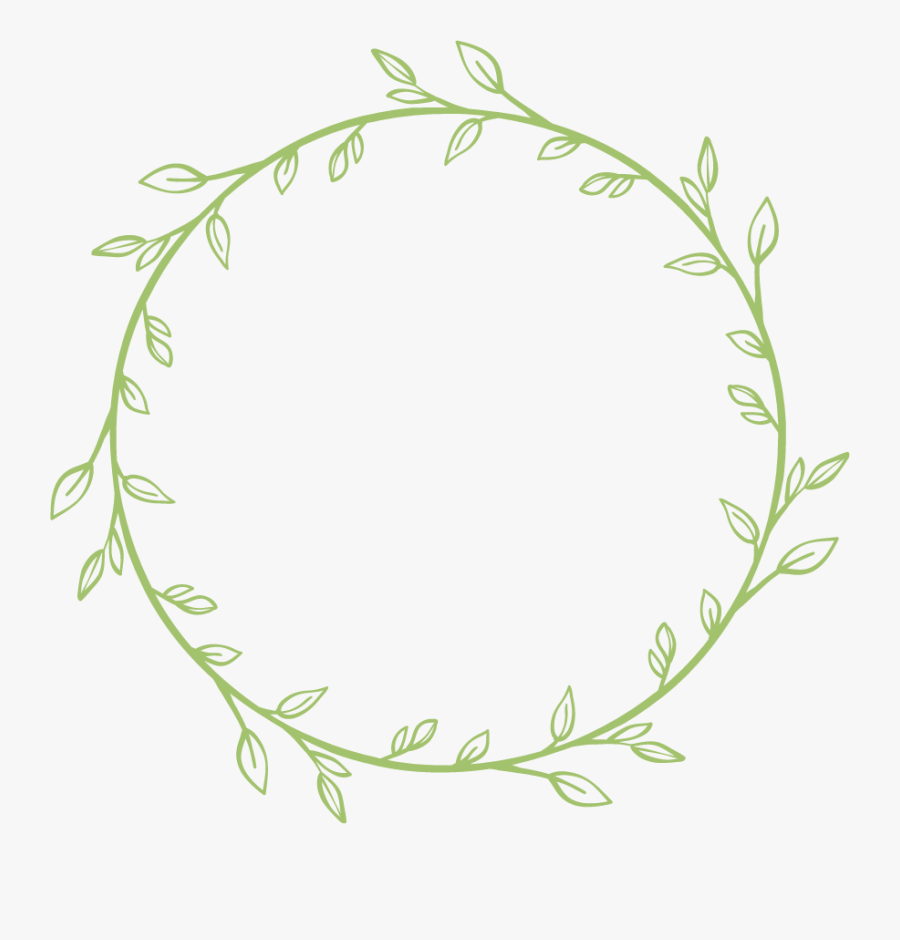 #kpop #kpopedits #kawaii #circle #circlesticker #green - Leaf Circle Overlay, Transparent Clipart