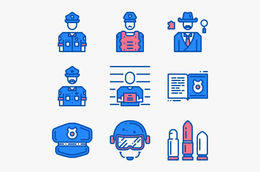 American Police, Transparent Clipart