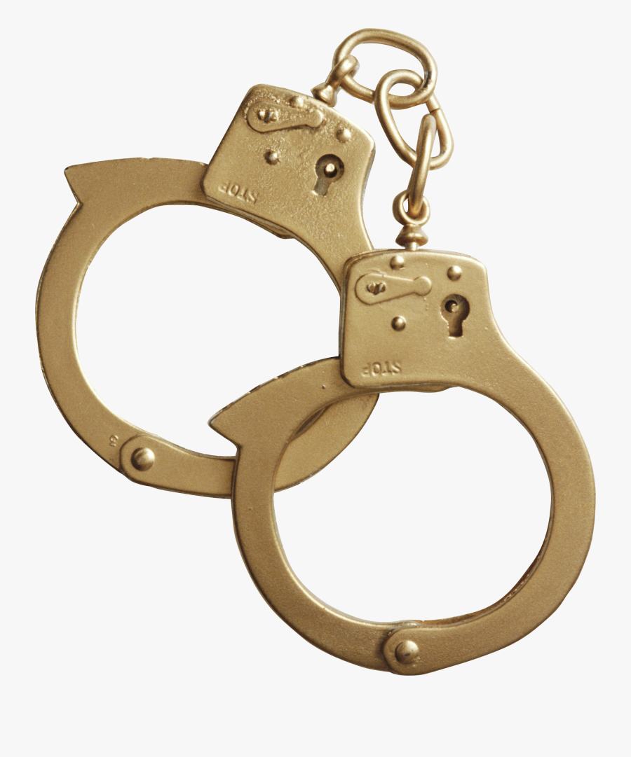 Transparent Handcuffs Clipart - Golden Handcuffs Png, Transparent Clipart