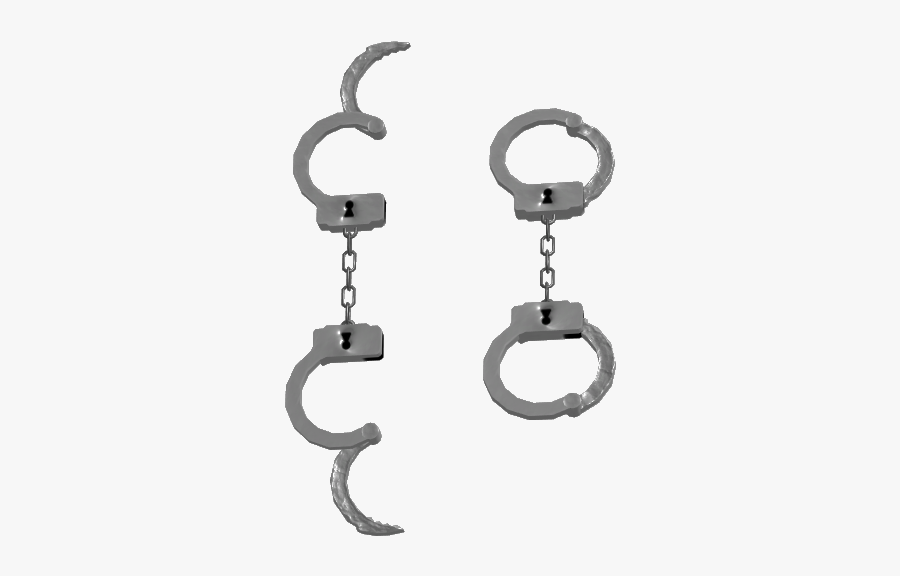 Open Handcuffs Png - Earrings, Transparent Clipart