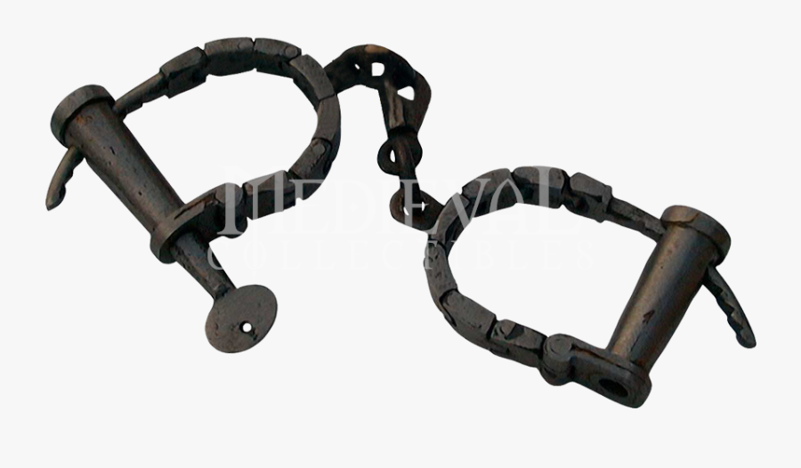 Medieval Handcuffs - Chain, Transparent Clipart