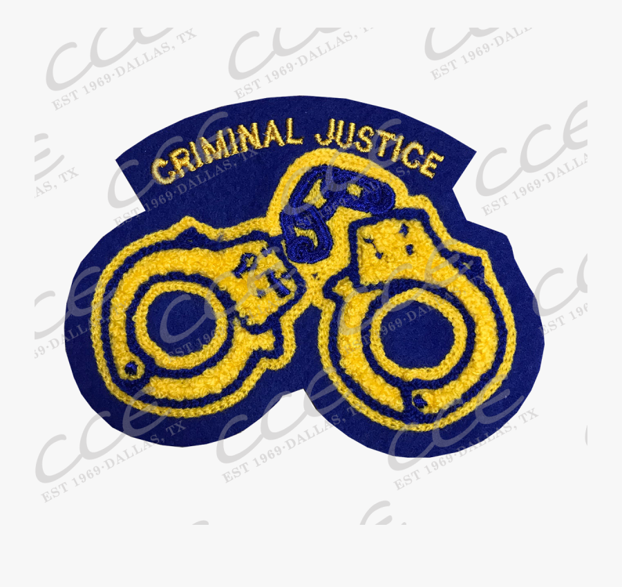 Criminal Justice Handcuff Sleeve Patch, Transparent Clipart