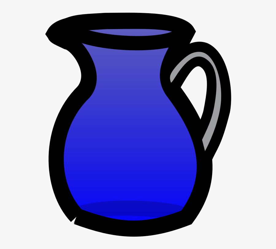Pitcher Of Water - Clipart Jug And Glass, Transparent Clipart