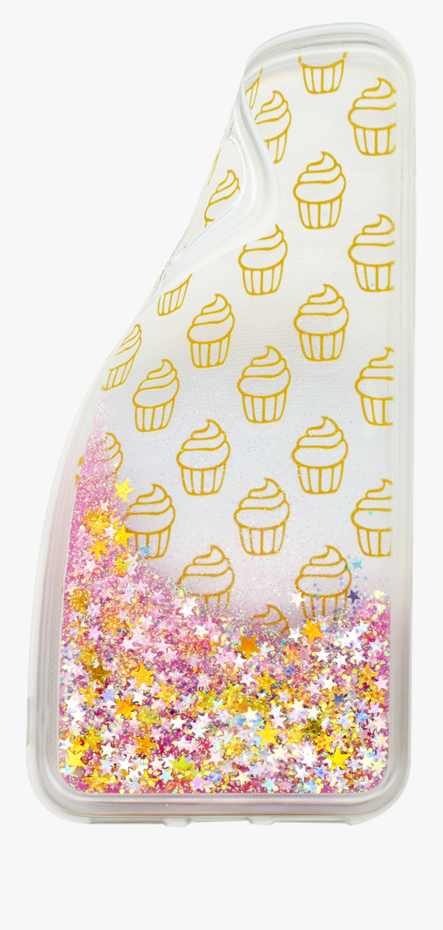 Iphone X/10/xs Mm Water Glitter Cup Cake, Transparent Clipart