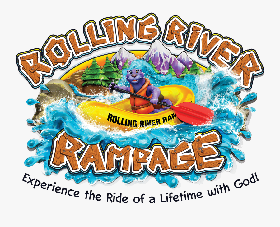Rolling River Rampage Logo, Transparent Clipart
