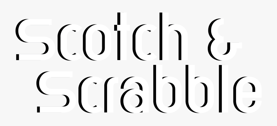 Scotch & Scrabble - Calligraphy, Transparent Clipart