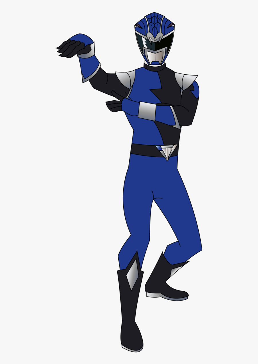 Blue Power Ranger Clipart At Getdrawings - Power Rangers Hyperforce Blue, Transparent Clipart