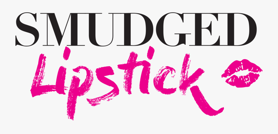 Smudged Lipstick Logo - Lipstick Font, Transparent Clipart