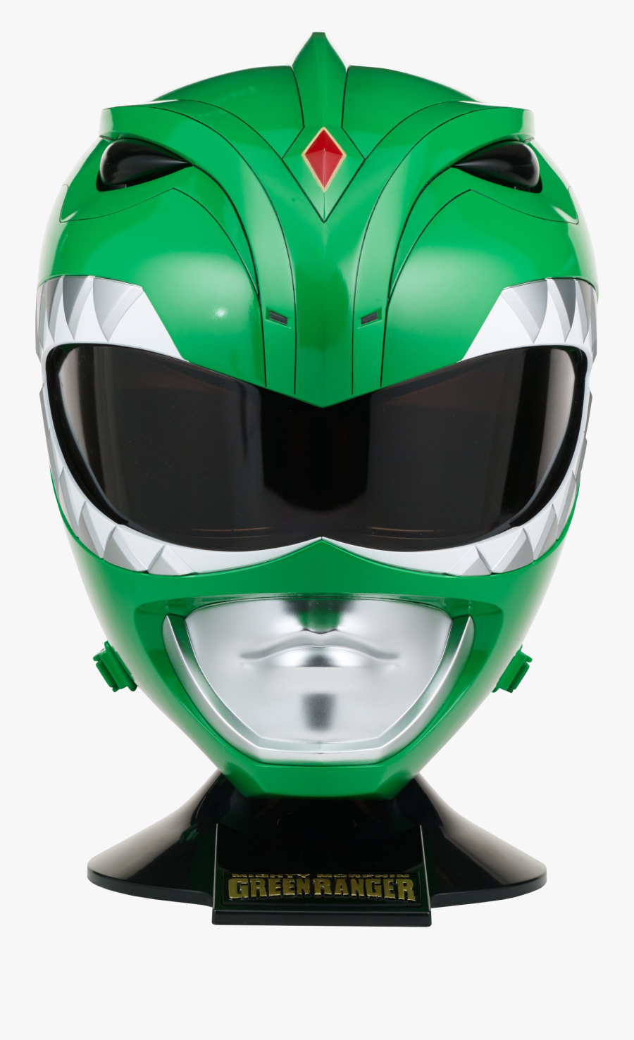 Green Ranger Legacy Helmet, Transparent Clipart