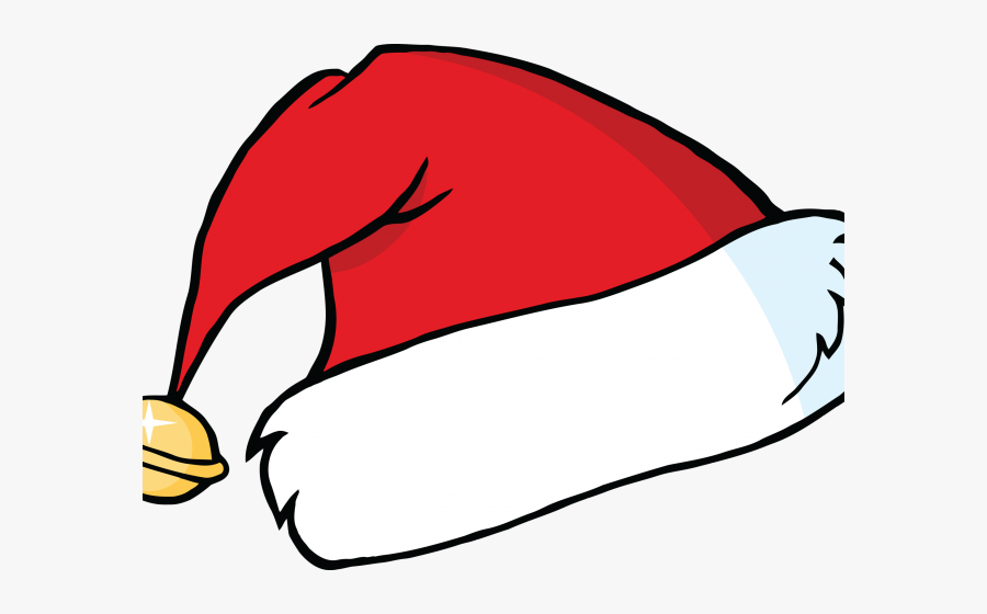 Transparent Cartoon Santa Png - Christmas Hat Cartoon Png, Transparent Clipart
