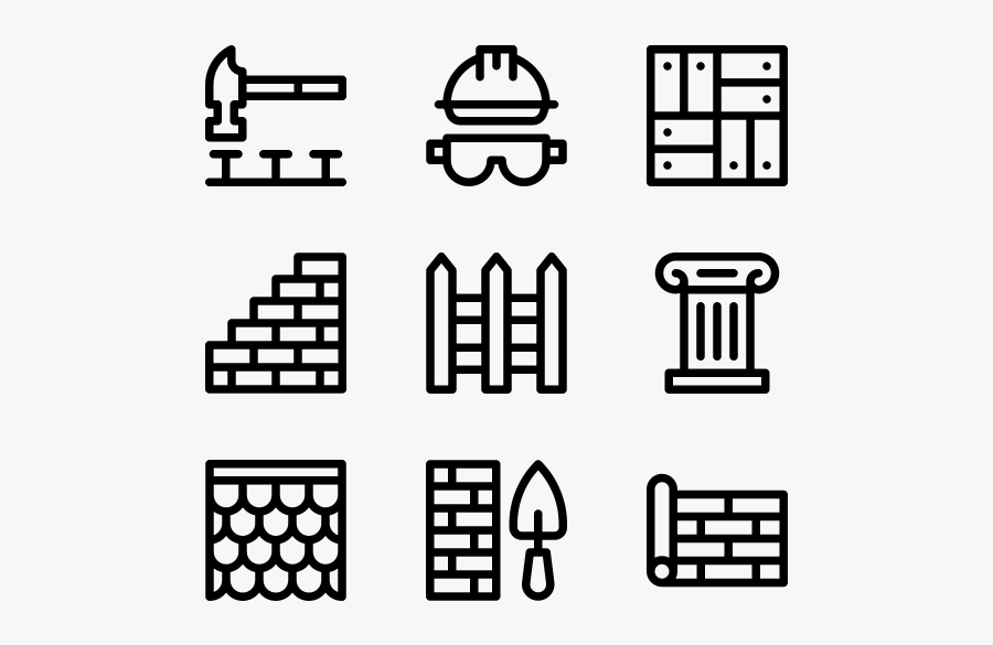 Architecture - Zoo Entrance Clipart Black And White, Transparent Clipart