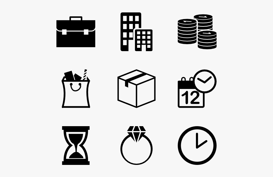 Trade Icons, Transparent Clipart