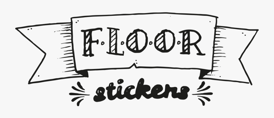 Floor Stickers - Calligraphy, Transparent Clipart