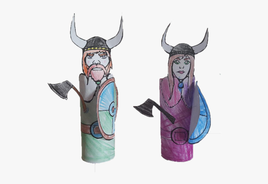 Little Vikings Diy Toilet Paper Roll Viking-norhalla - Cartoon, Transparent Clipart