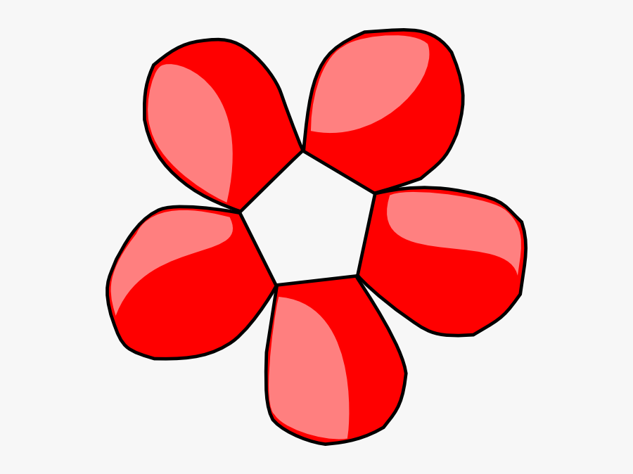 Download Red Daisy White Center Svg Clip Arts - Flower Clip Art ...