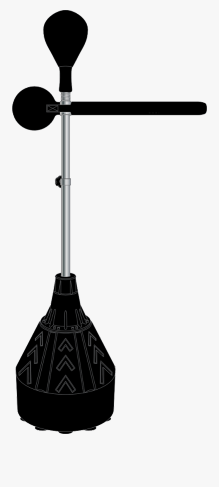 Boxing Punching Speed Ball And Feestanding Sparring - Mechanical Fan, Transparent Clipart