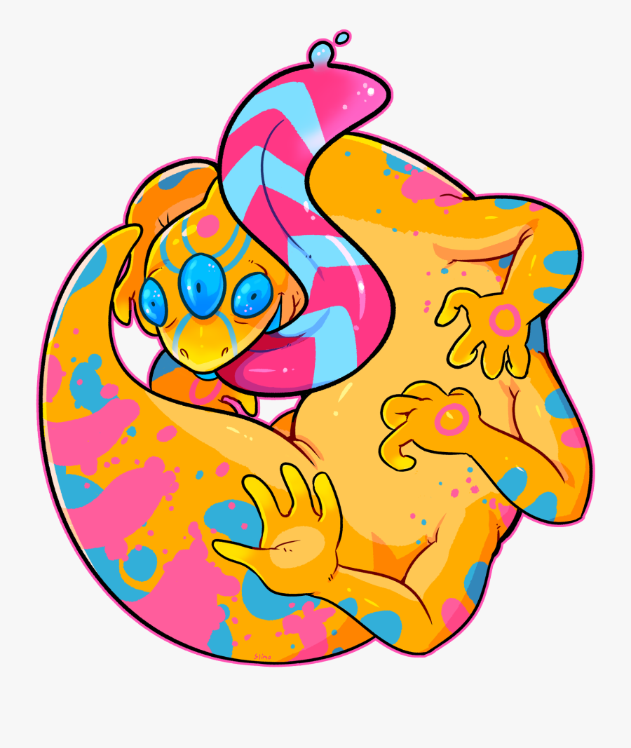 Jawbreaker Gecko & Sweetfish Stickers Clipart , Png, Transparent Clipart