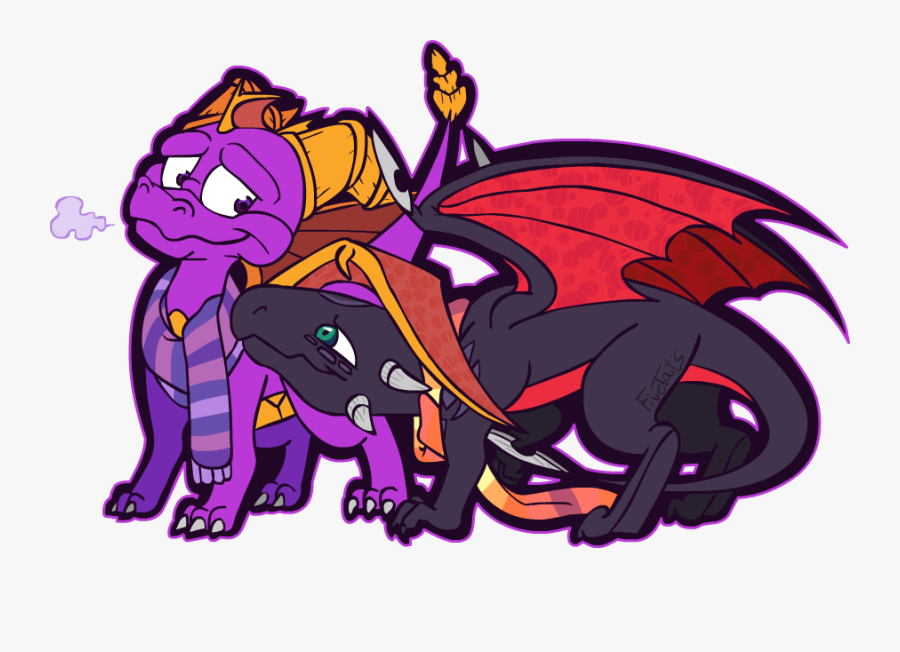 Dragon Scarves - Cartoon, Transparent Clipart