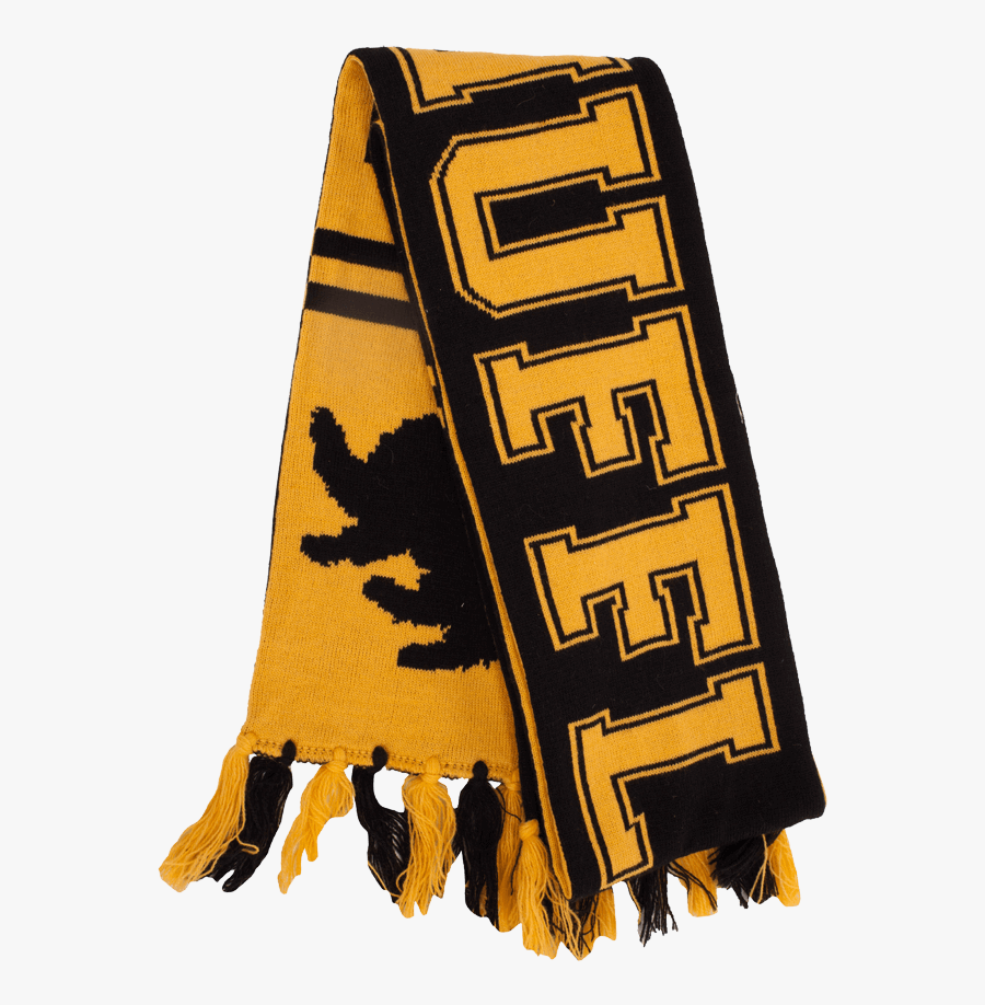 Hufflepuff Reversible Knit Scarf - Harry Potter Png Scarf Hufflepuff, Transparent Clipart