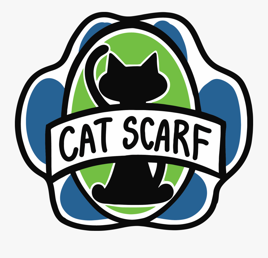 Image Of Cat Scarf, Transparent Clipart