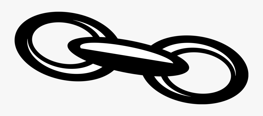 Vector Illustration Of Chain Connected Links - Emblem, Transparent Clipart